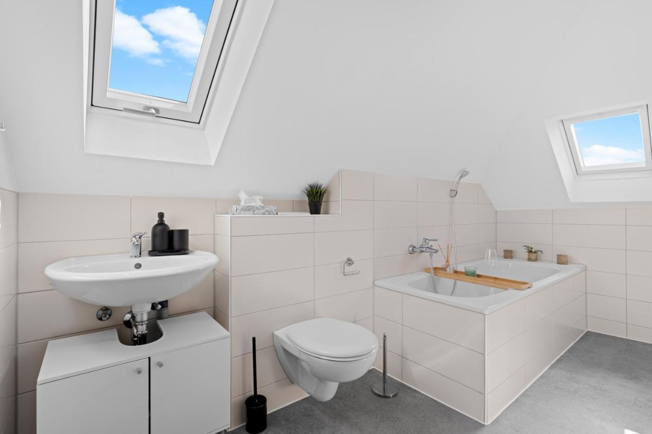 Stilvolle Wohnung: Private Dachterrasse - Zentral Augsburg Zewnętrze zdjęcie